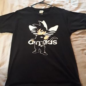 Black Goku Adidas t-shirt